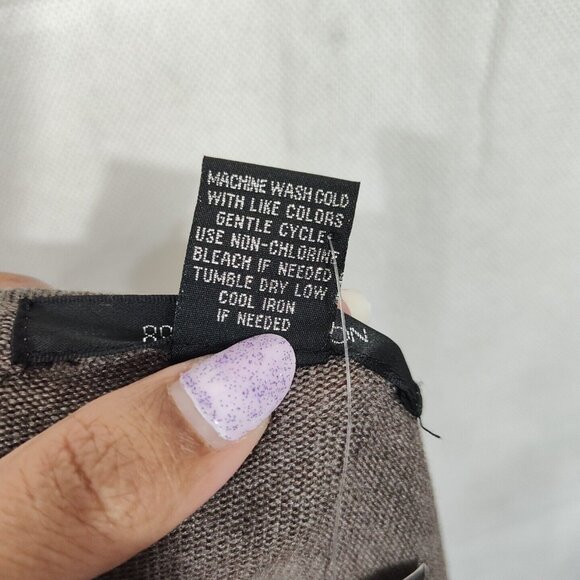 89th and Madison Brown Waterfall Open Front Cardigan Sweater Women Size XL NEW - Picture 5 of 6